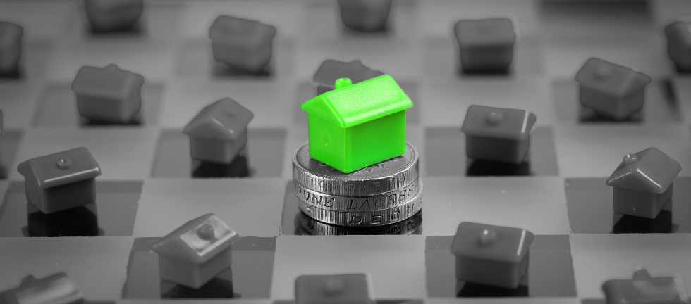 Real estate house and property market