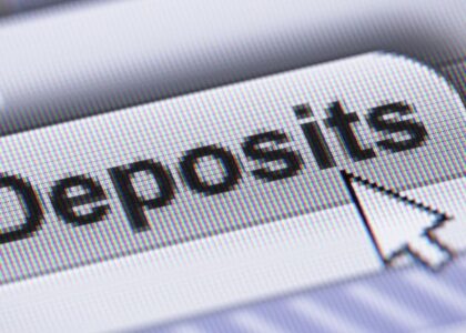 Image showing the word deposits for those looking to buy a house